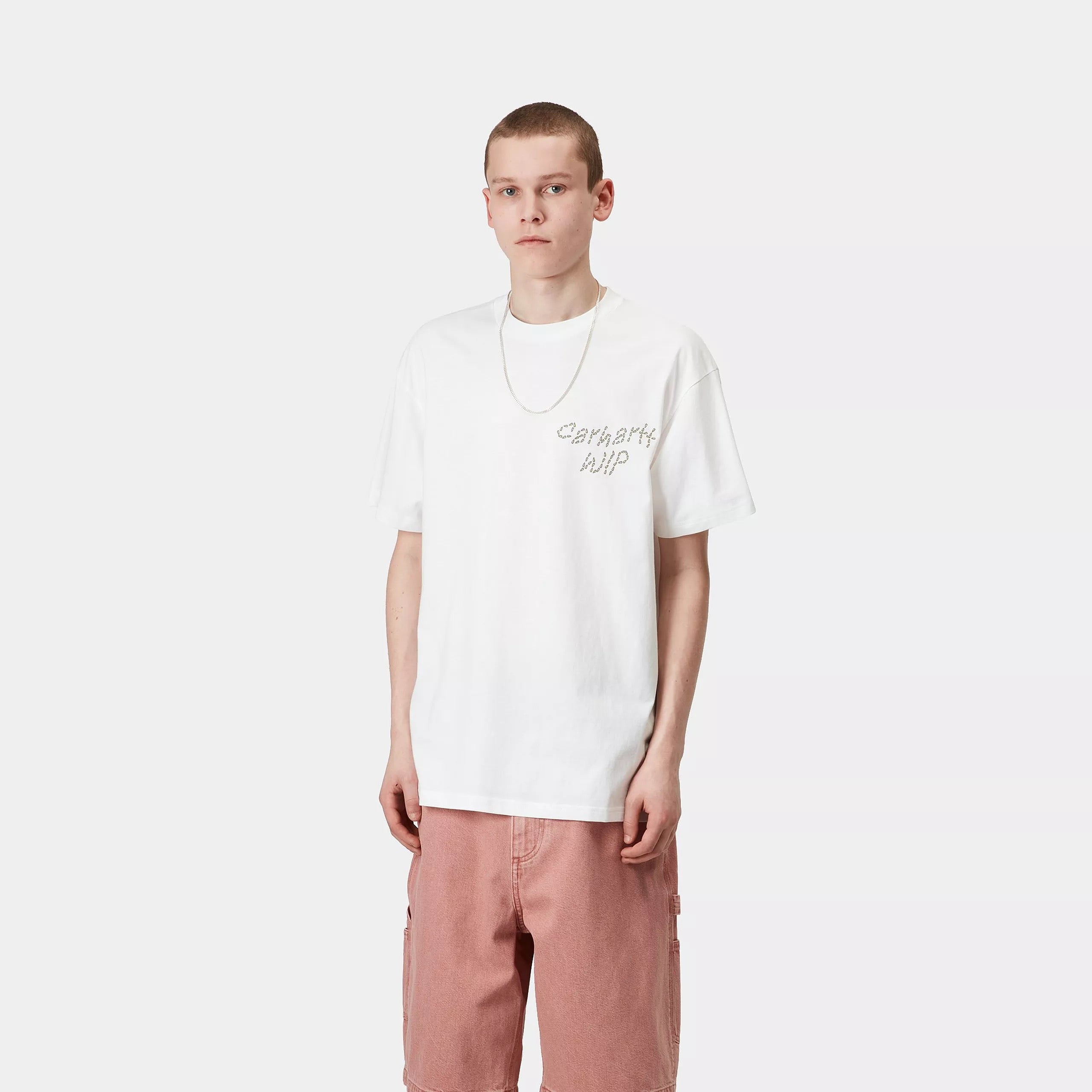 CARHARTT WIP  SUNFLOWER White T SHIRT