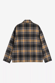 CARHARTT WIP  LS PARSON CHECK DUSTY H BROWN