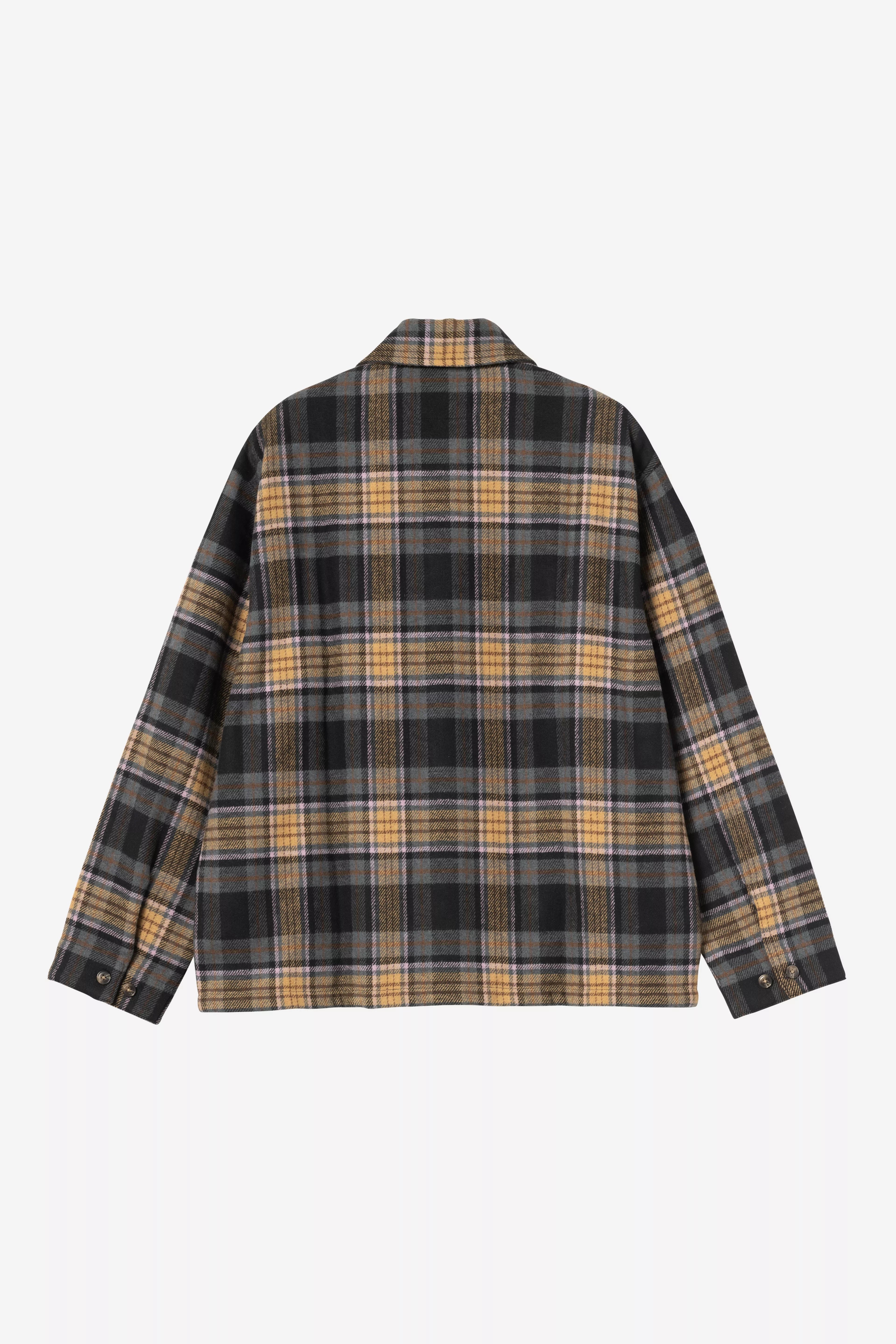 CARHARTT WIP  LS PARSON CHECK DUSTY H BROWN