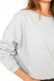 CO' COUTURE  OPEN BACK GREY MELANGE