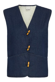 ICHI  HIRAMO W COAT DENIM