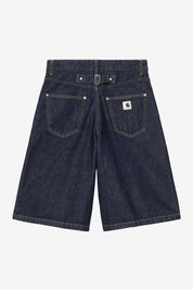 CARHARTT WIP  BELMONT SHORT BLUE RINSED