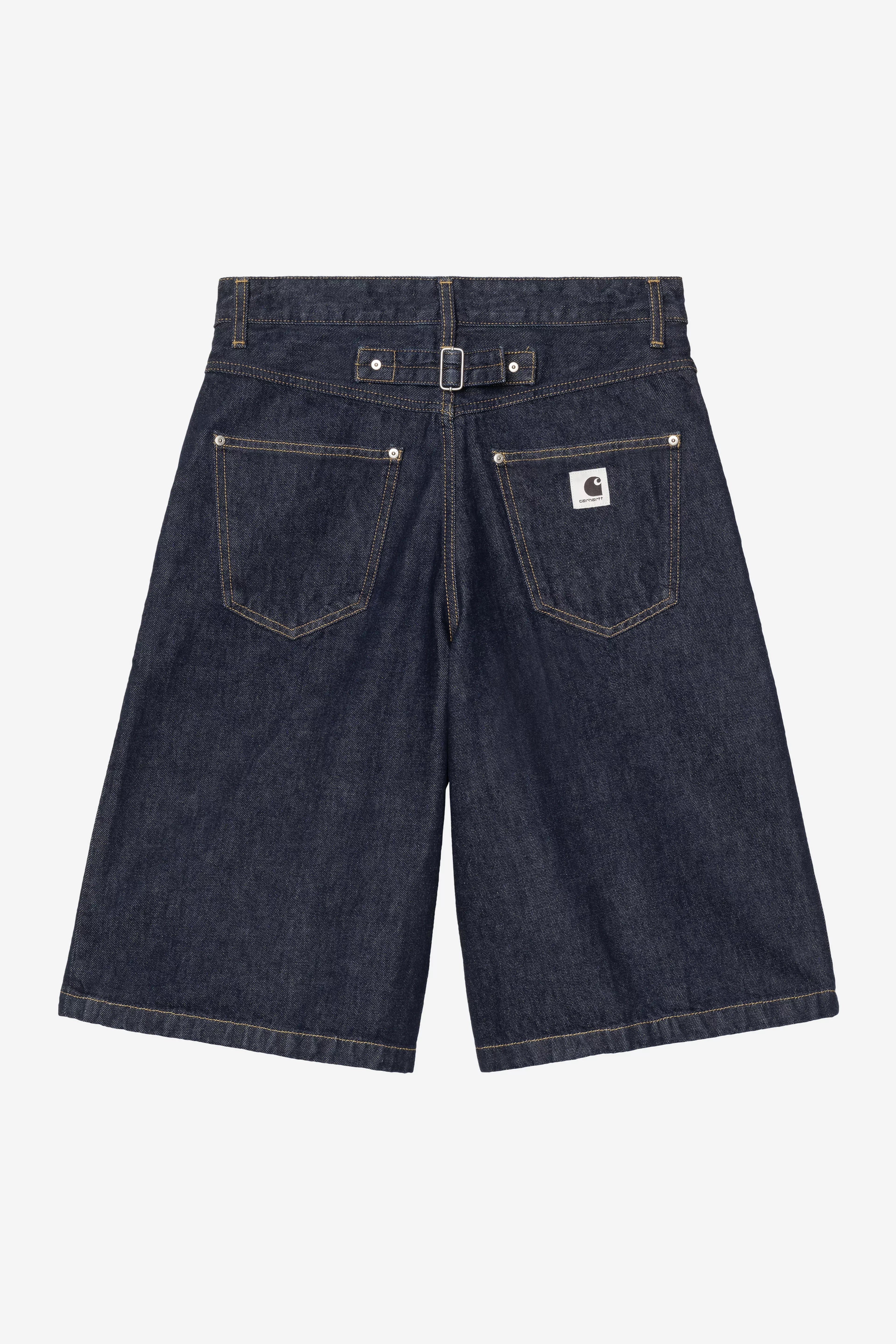 CARHARTT WIP  BELMONT SHORT BLUE RINSED
