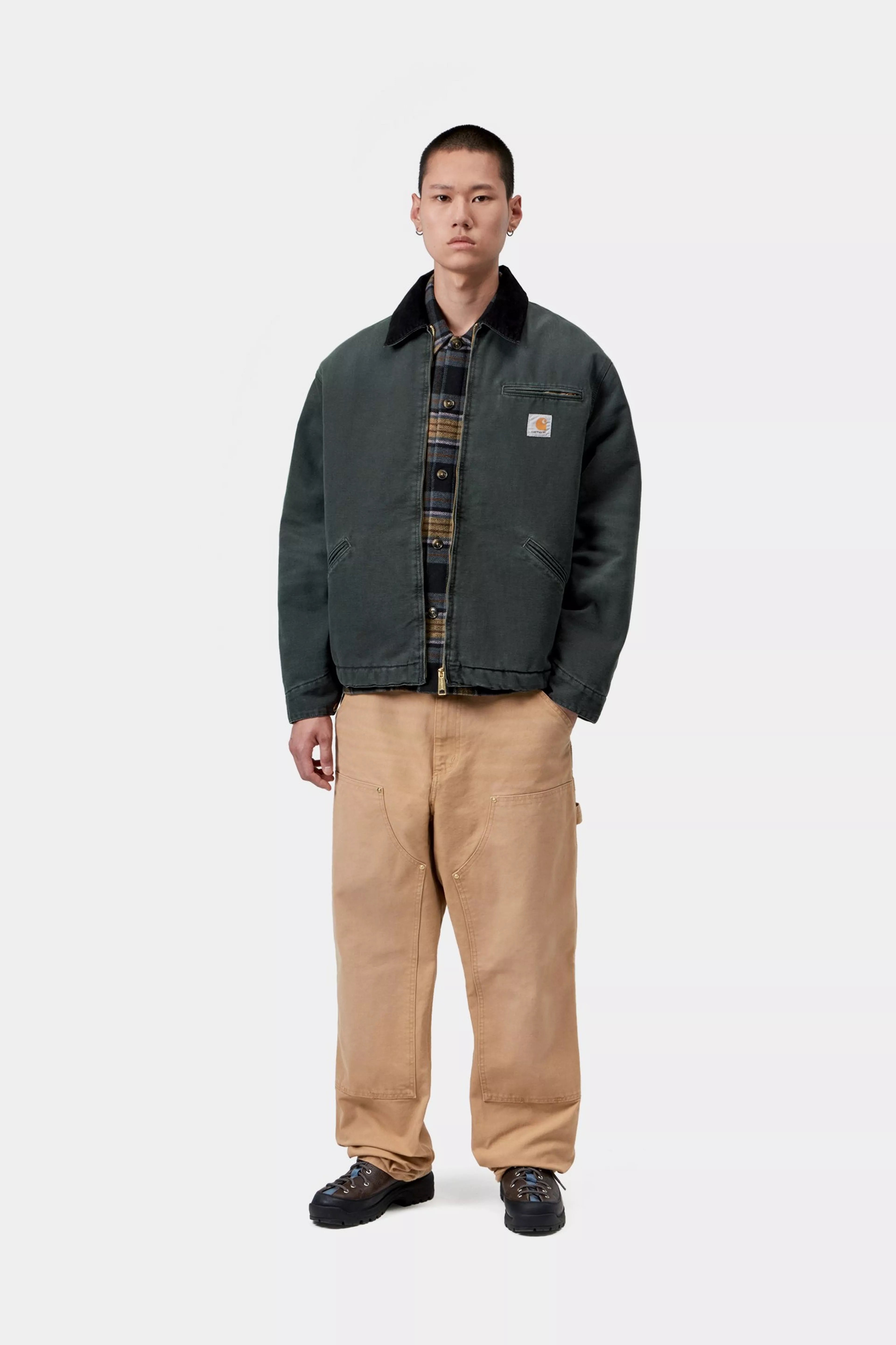 CARHARTT WIP  OG DETROIT RAVEN/BLACK STONE CANVAS