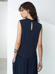 FRENCH CONNECTION  DAMASCO AIR FLOW NEW NAVY