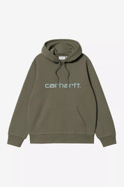 CARHARTT WIP HOODED CARHARTT LEAF/TOURMALINE