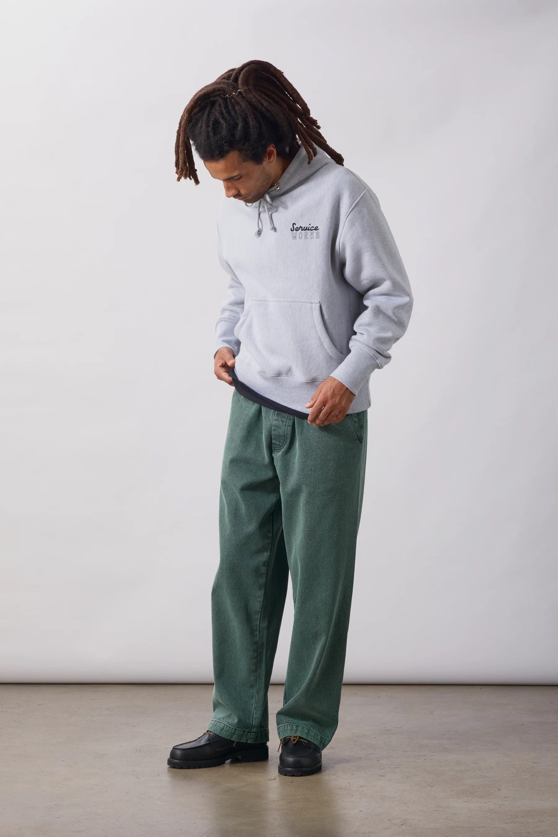 SERVICE WORKS  ADVENTURE HOODIE HEATHER