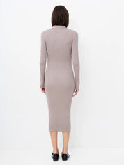 FRENCH CONNECTION  MARI L/S MIDI TAUPE NEUTRAL