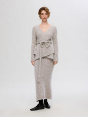 SELECTED FEMME GABELLA STEEL GRAY CARDIGAN