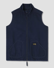 STANRAY WOOL VEST NAVY