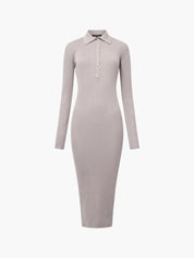 FRENCH CONNECTION  MARI L/S MIDI TAUPE NEUTRAL