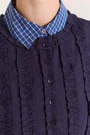 DAMSON MADDER  LEIGHTON RUFFLE NAVY