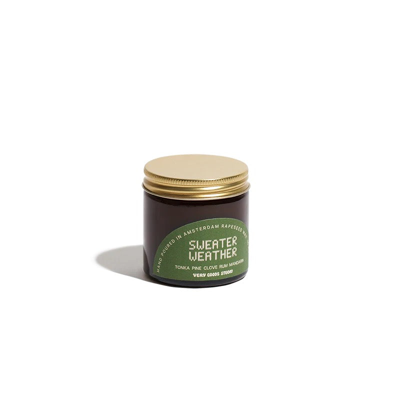 SWEATER WEATHER TONKA PINE CLOVER RUM MANDARIN CANDLE