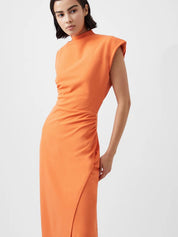 FRENCH CONNECTION  ZION JERSEY CORAL ROSE DRESS