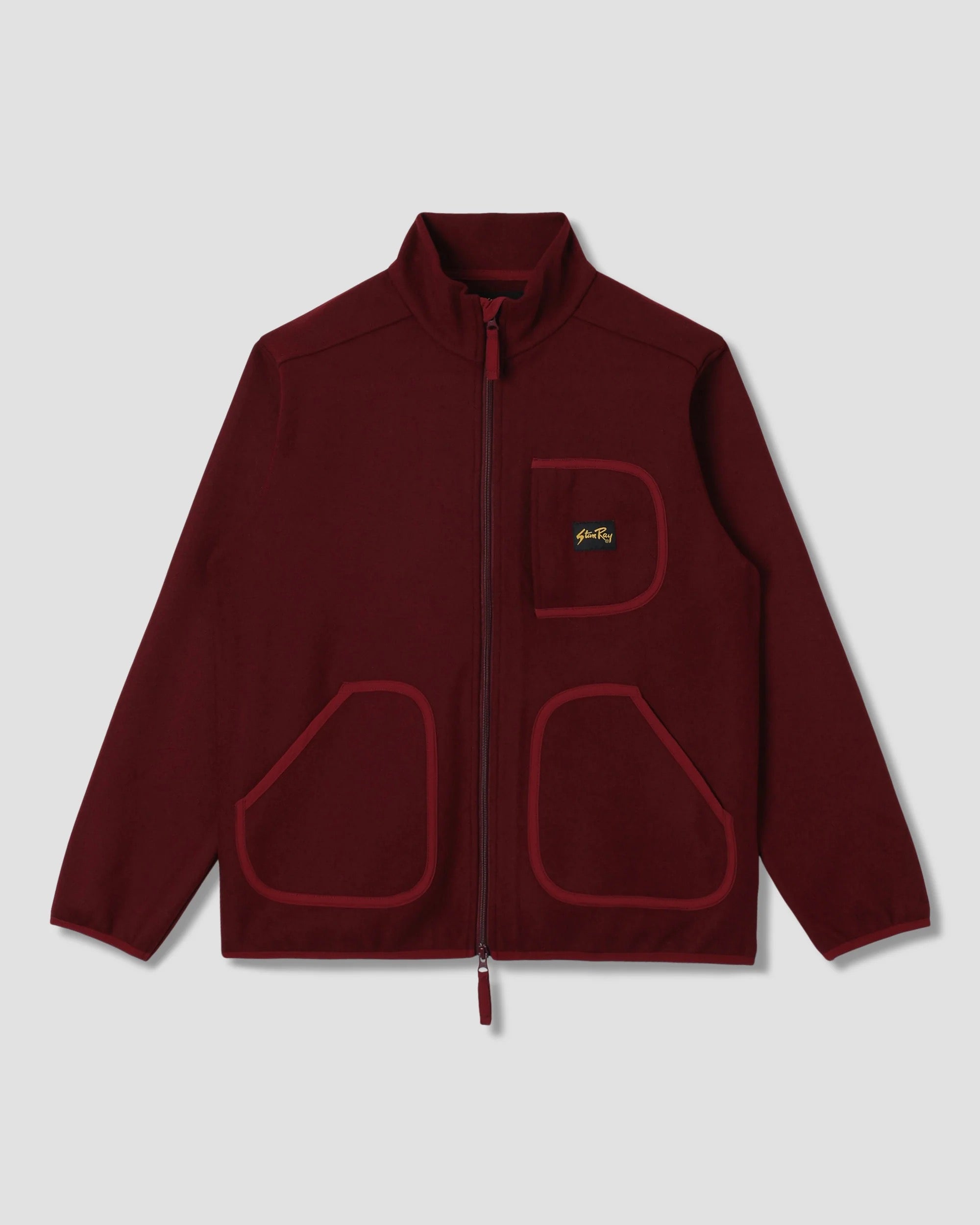 STANRAY WOOL JKT DARK RED
