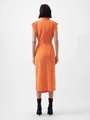 FRENCH CONNECTION  ZION JERSEY CORAL ROSE DRESS