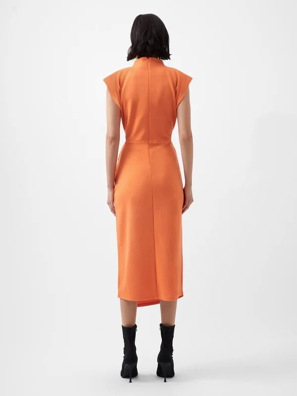 FRENCH CONNECTION  ZION JERSEY CORAL ROSE DRESS