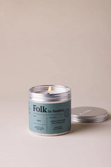 FOLK TIN CANDLE RAIN