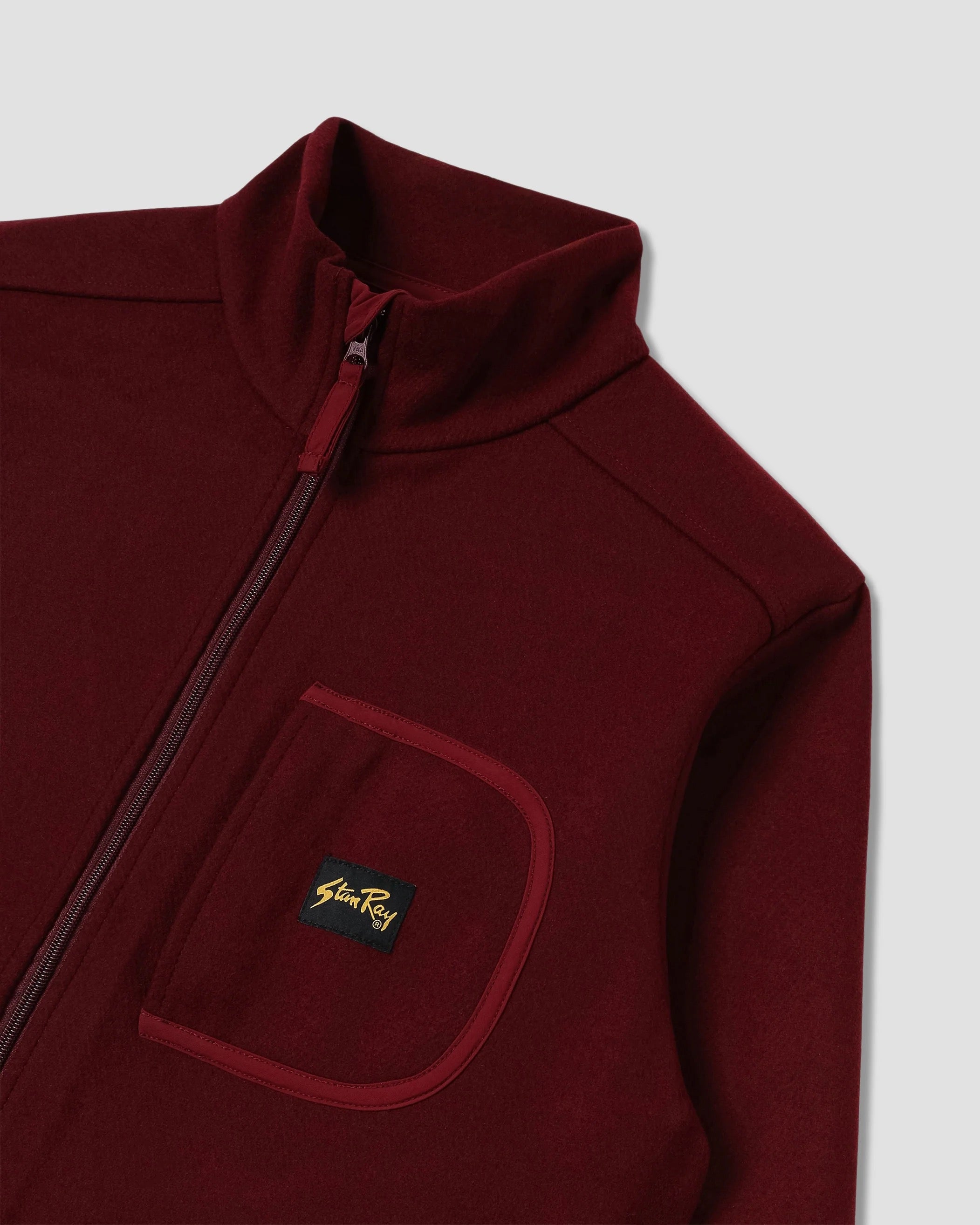 STANRAY WOOL JKT DARK RED
