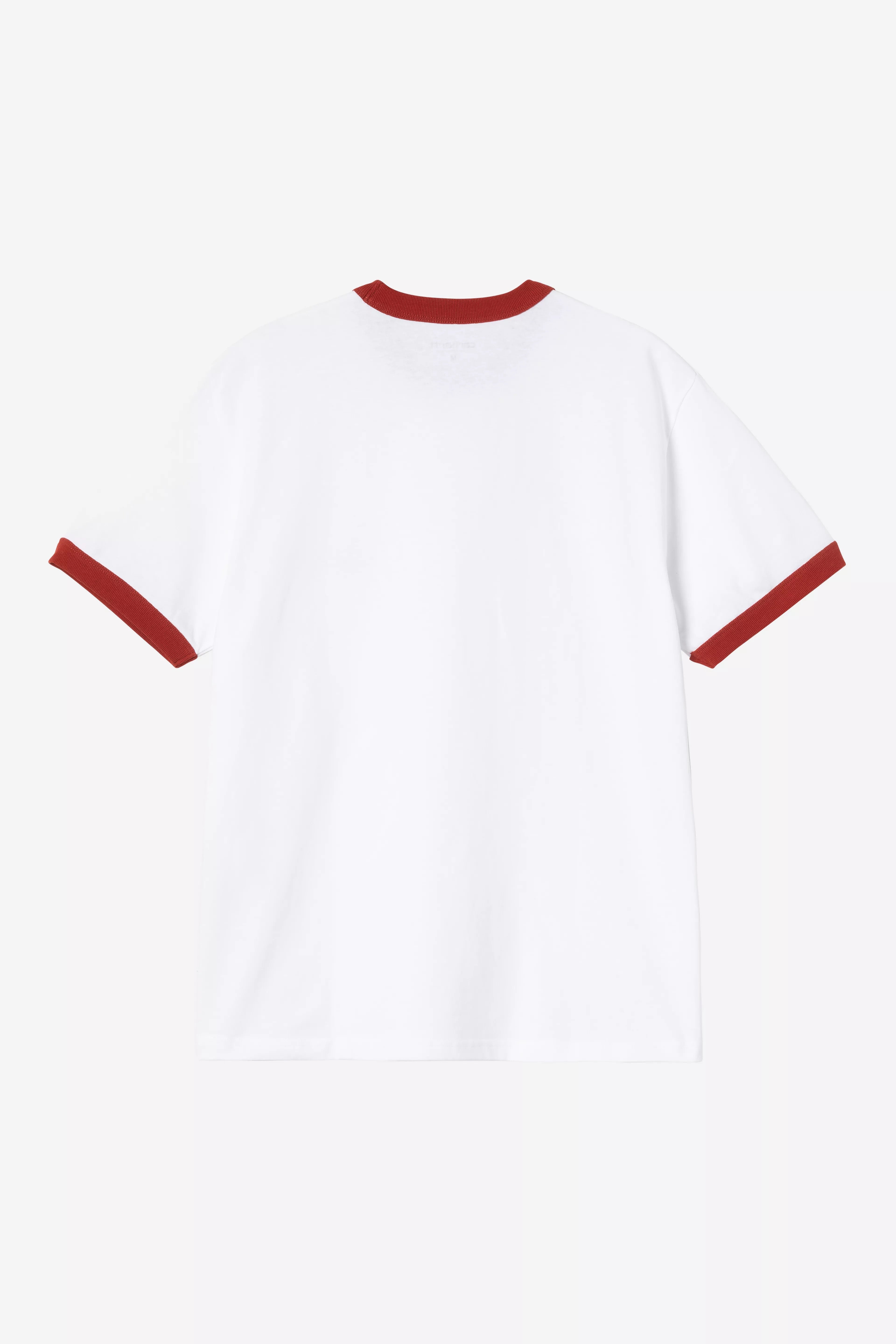 CARHARTT WIP LP RINGER WHITE/RED