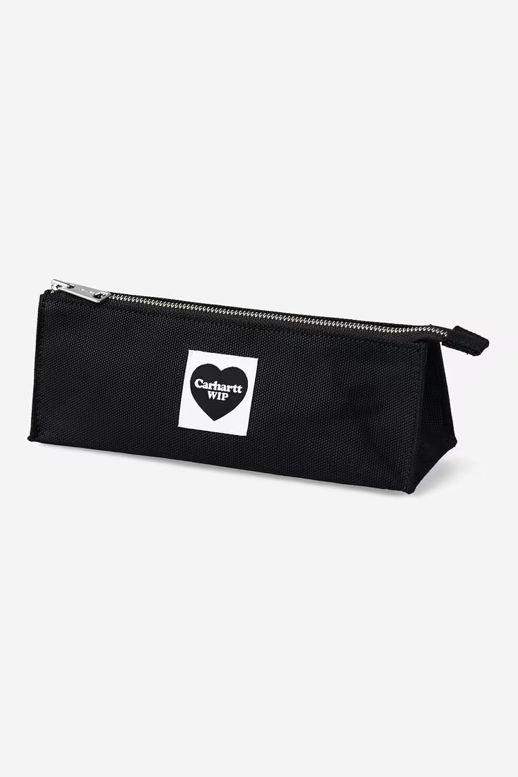 CARHARTT WIP HEART PENCIL CASE Black