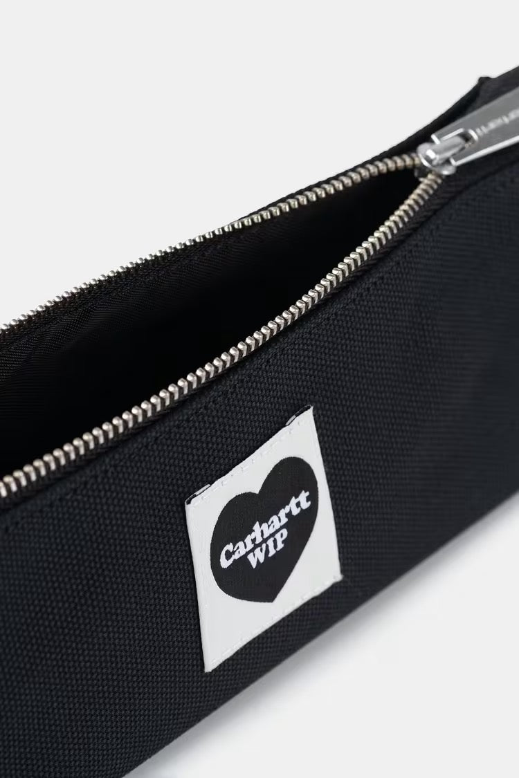 CARHARTT WIP HEART PENCIL CASE Black