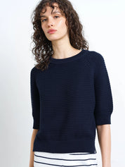 FRENCH CONNECTION  LILY SS MOZART NEW NAVY