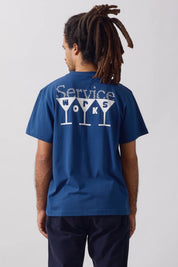 SERVICE WORKS  MARTINI TEE NAVY