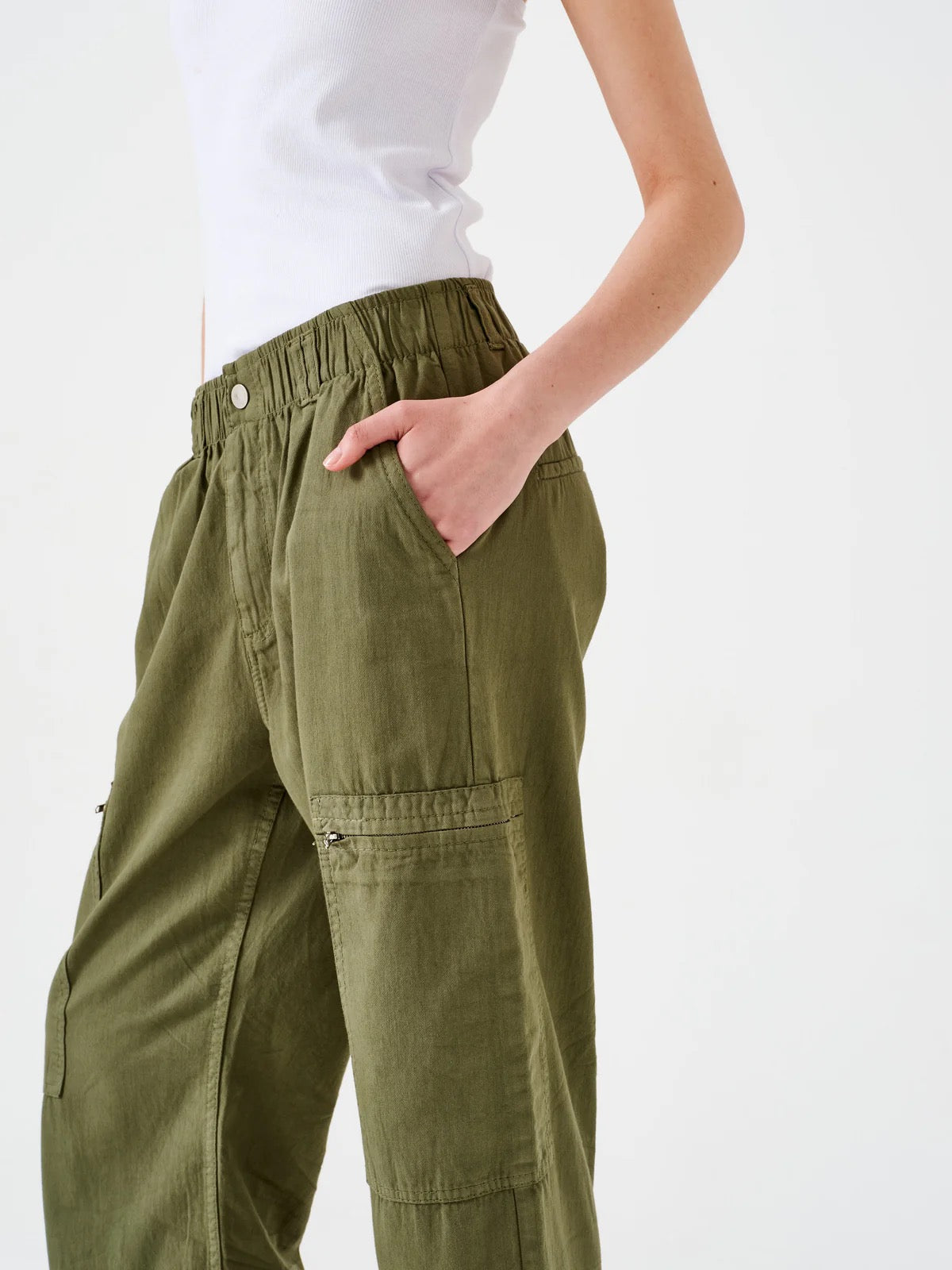 SEVENTY+MOCHI  AMELIA PANT KHAKI