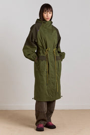 DAMSON MADDER  LOGAN RAINCOAT FOREST