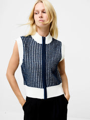 FRENCH CONNECTION  KLARA TANK NAVY/WHITE