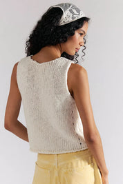 FREE PEOPLE  OPAL TANK IVORY