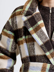 FRENCH CONNECTION  REMI BELTED BROWN MULTI