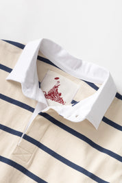 OPENSIDER CLASSIC RUGBY OFF WHITE MULTI STRIPE