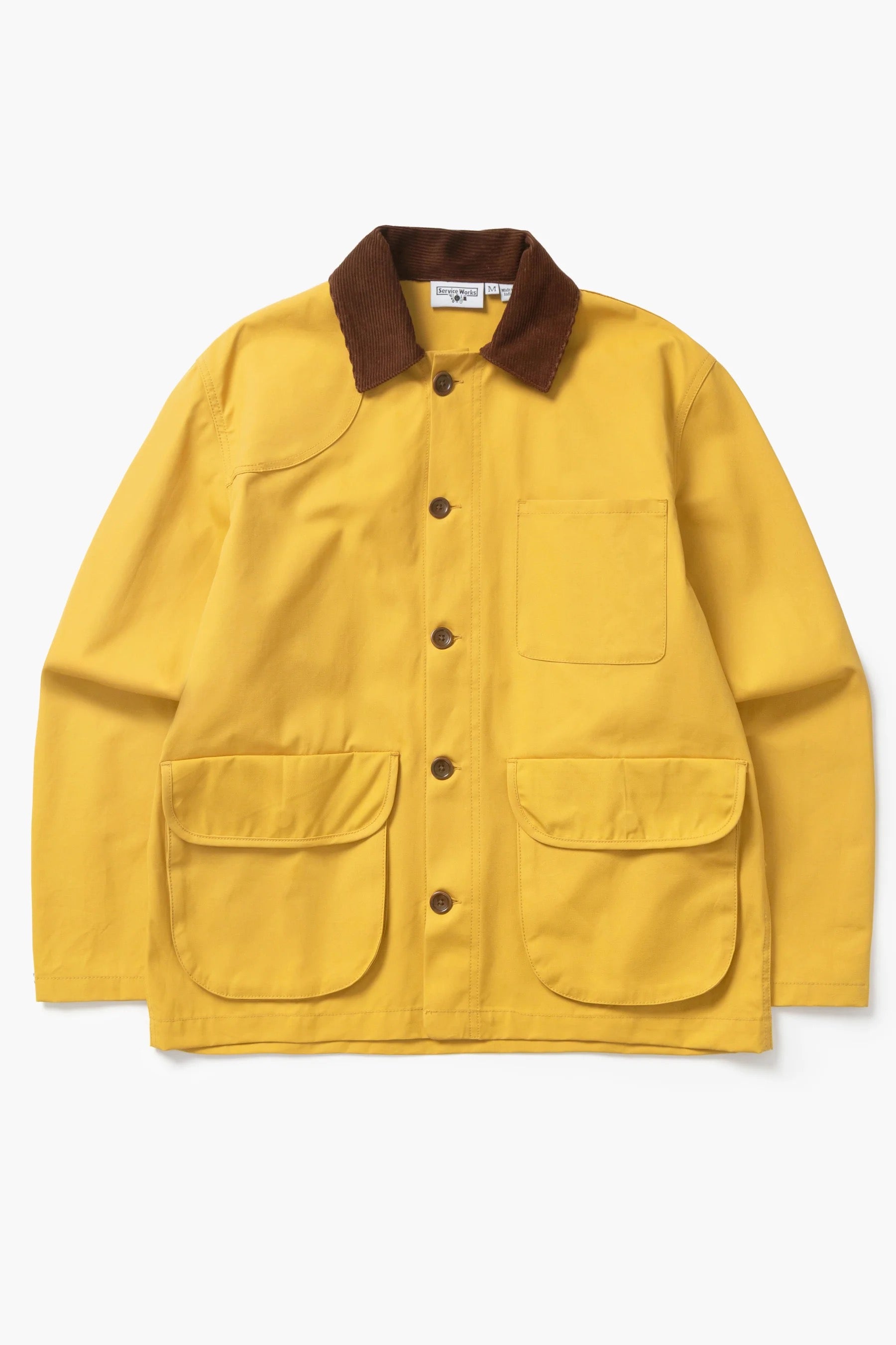 SERVICE WORKS  WAXED BARN JACKET OCHRE