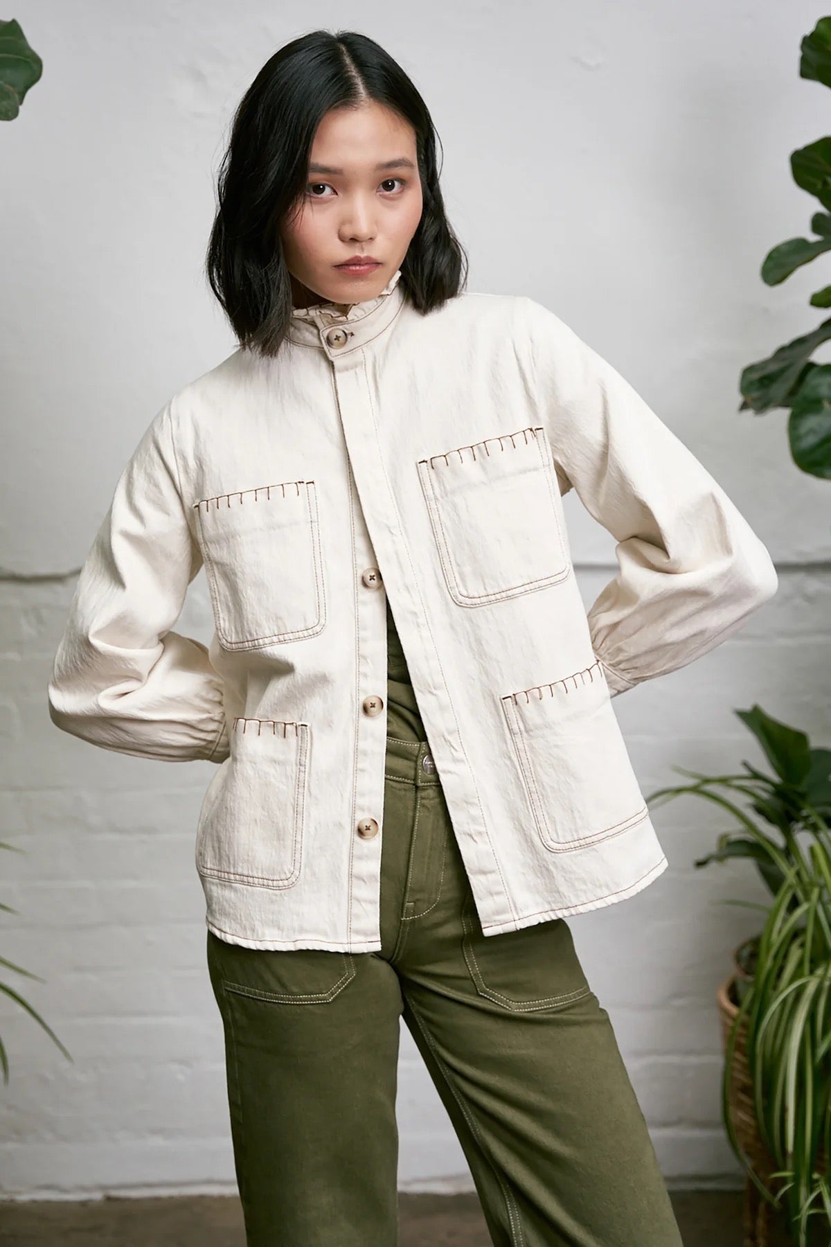 SEVENTY+MOCHI PABLO JKT ECRU