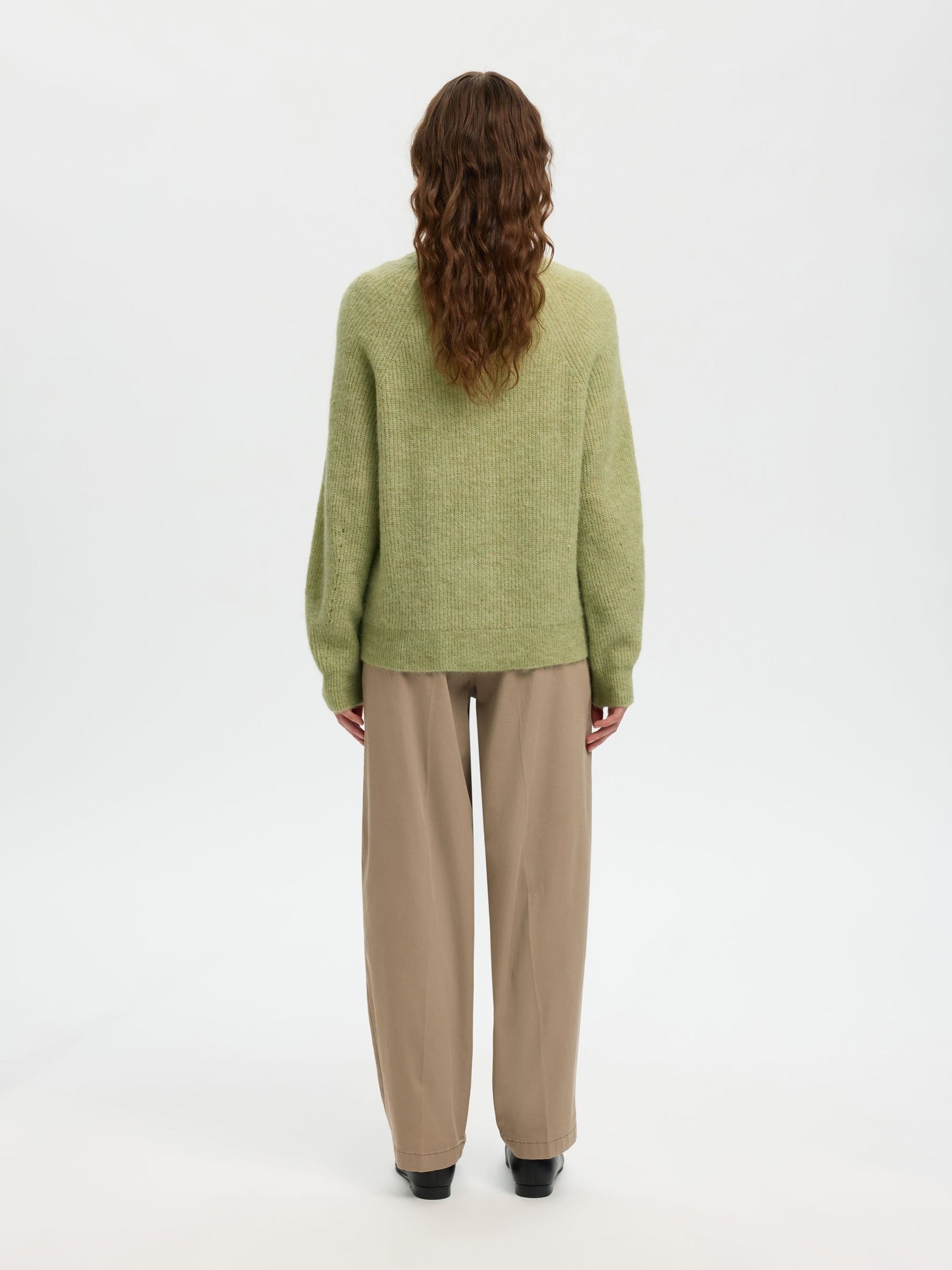 SELECTED LULU LINT/MELANGE CARDIGAN