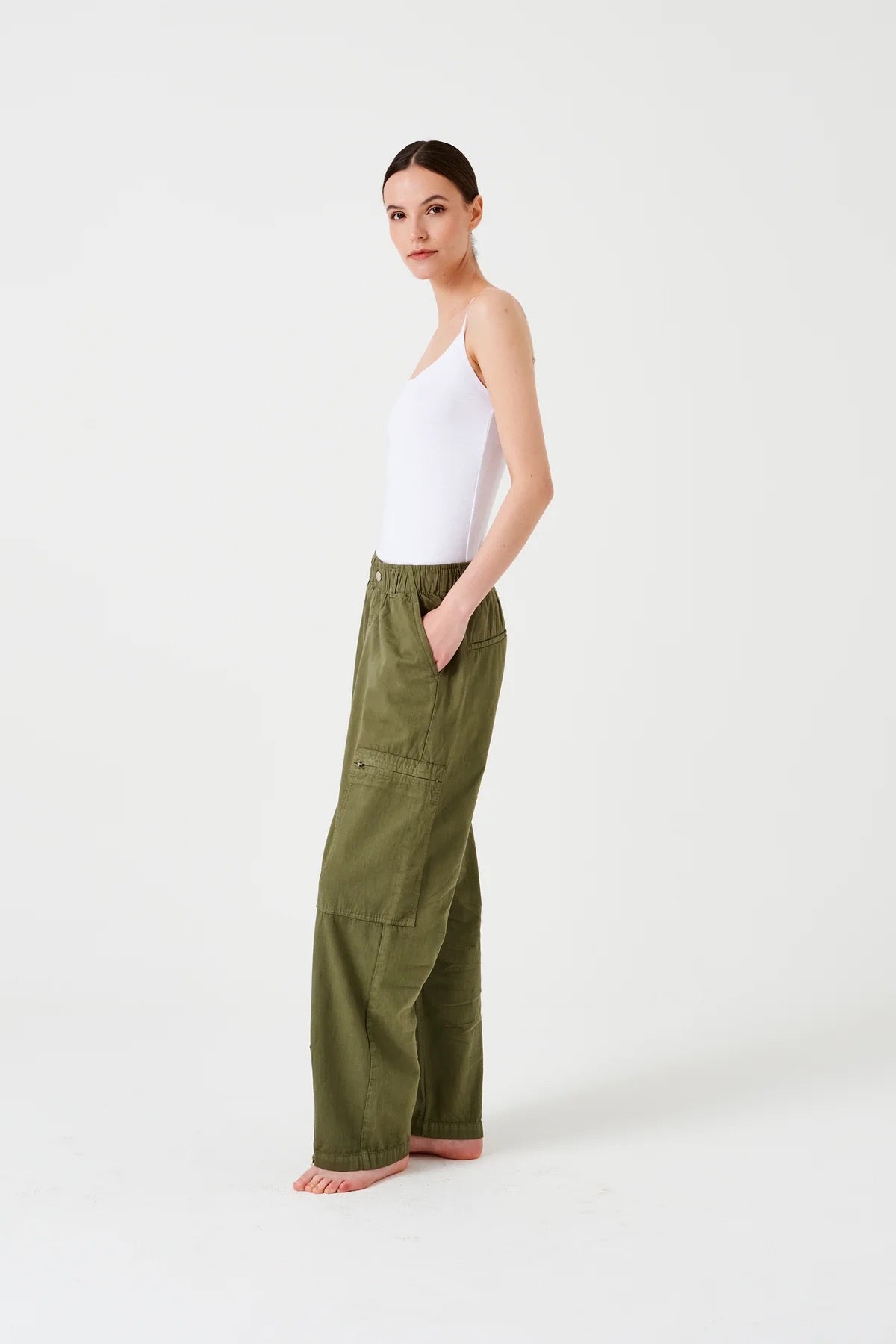 SEVENTY+MOCHI  AMELIA PANT KHAKI