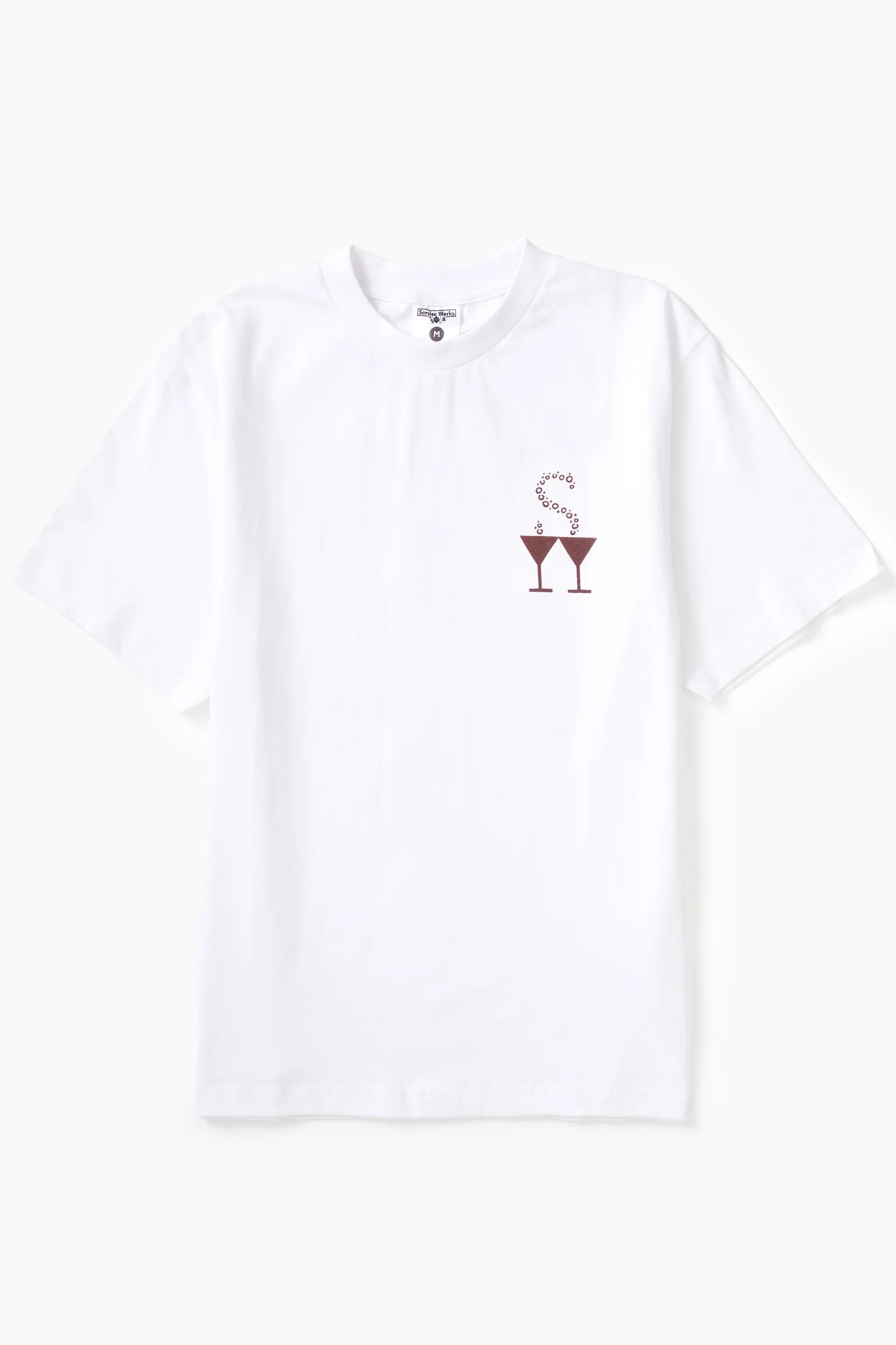 SERVICE WORKS  MARTINI TEE White