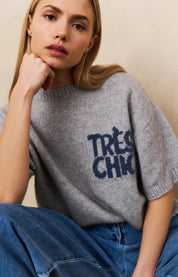 YAYA KNIT  ART LIGHT GREY