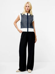 FRENCH CONNECTION  KLARA TANK NAVY/WHITE