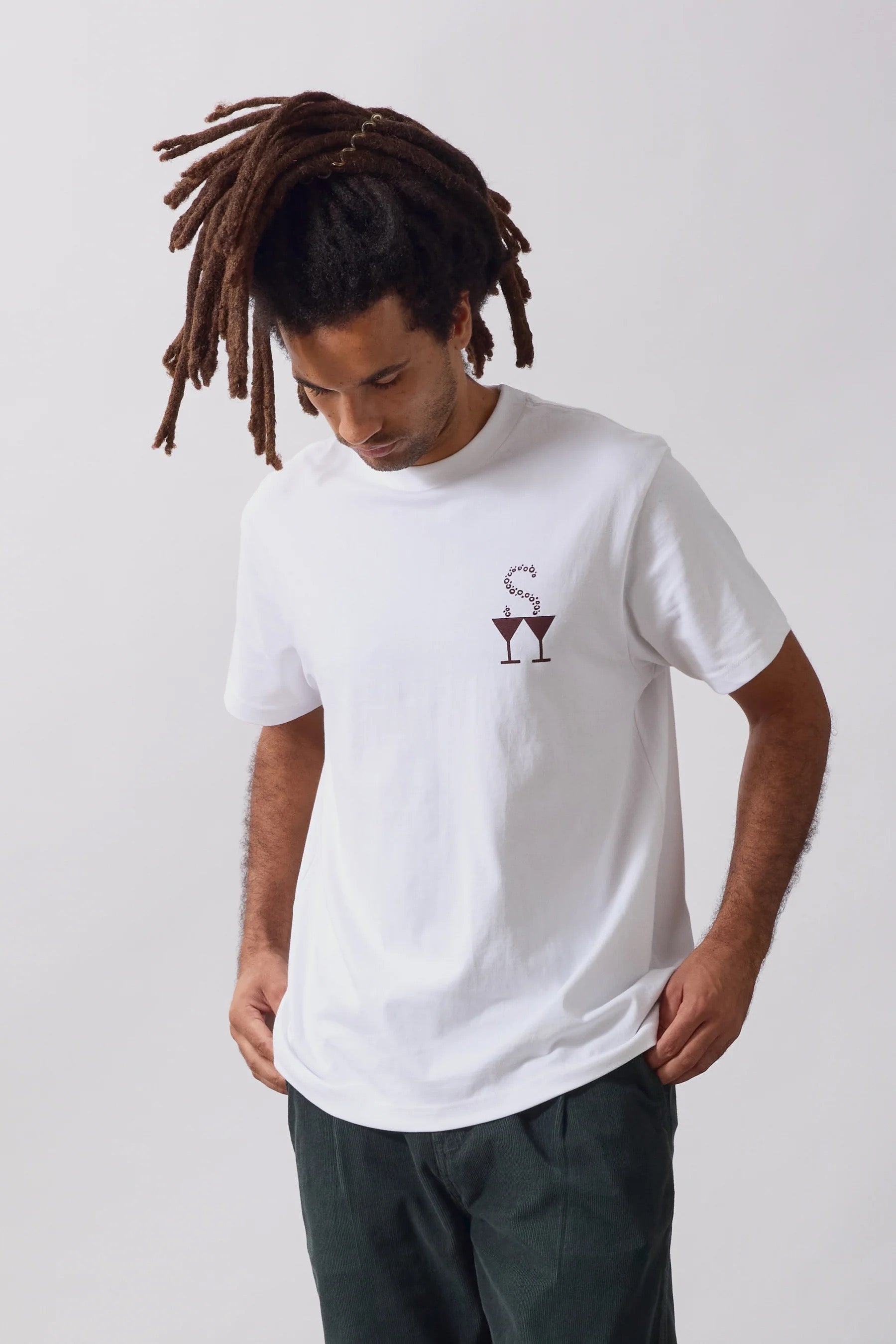 SERVICE WORKS  MARTINI TEE White