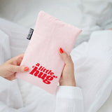 LINEN HOT WATER BOTTLE PINK