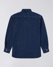 EDWIN WORK SHIRT BLUE DARK USED
