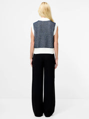 FRENCH CONNECTION  KLARA TANK NAVY/WHITE