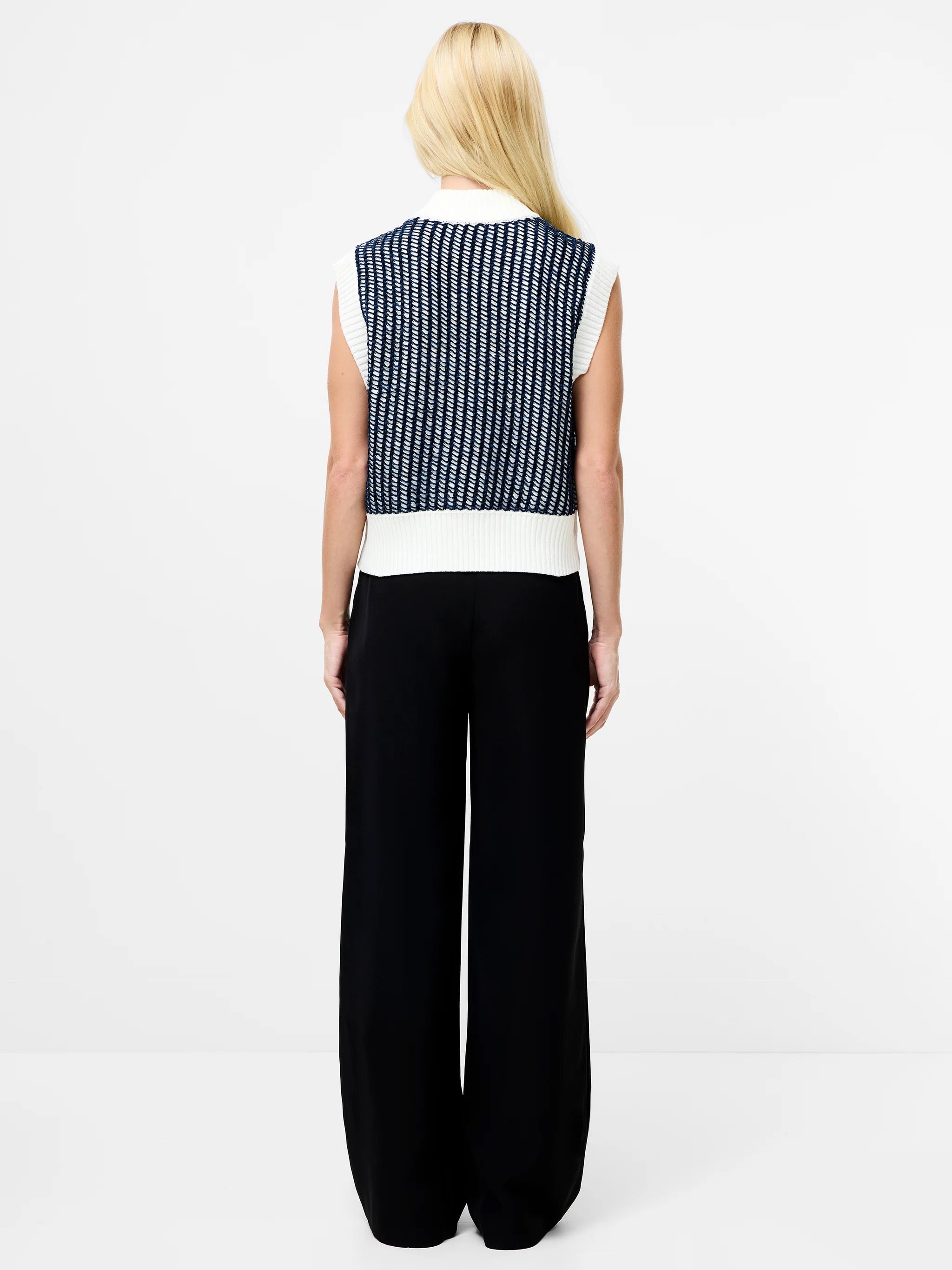 FRENCH CONNECTION  KLARA TANK NAVY/WHITE