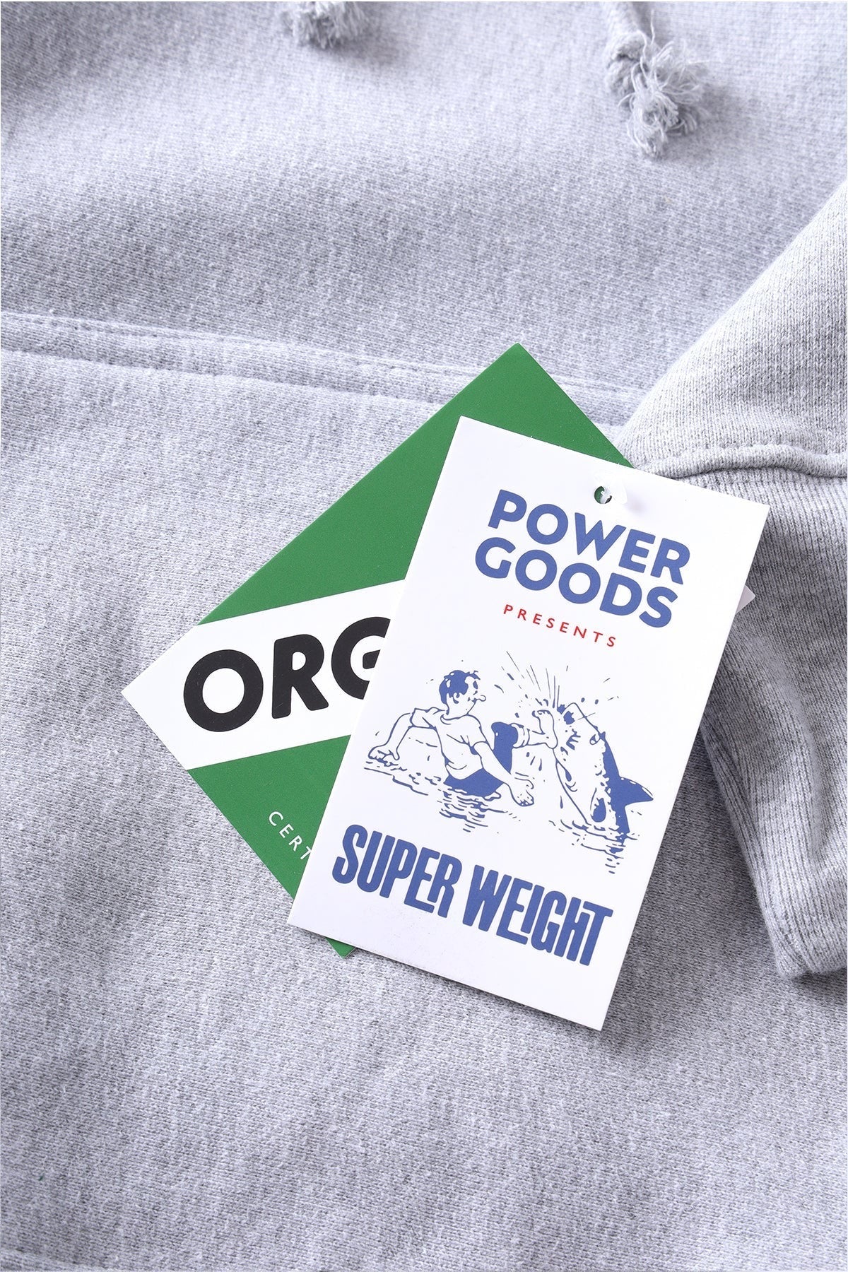 POWER GOODS SUPER WEIGHT HOODIE HEATHER