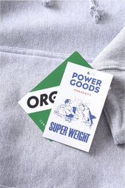 POWER GOODS SUPER WEIGHT HOODIE HEATHER