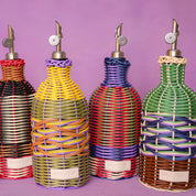 MEAGEN OIL POURER GREEN/RED
