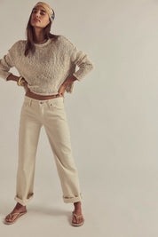 FREE PEOPLE OPAL KNIT IVORY